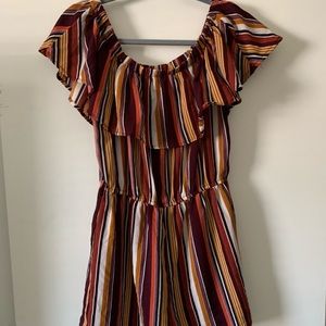 off the shoulders onesie